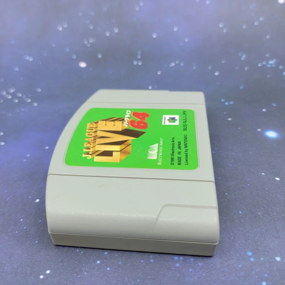 J. League Live 64 (Nintendo 64) JAPANESE Video Game 0706